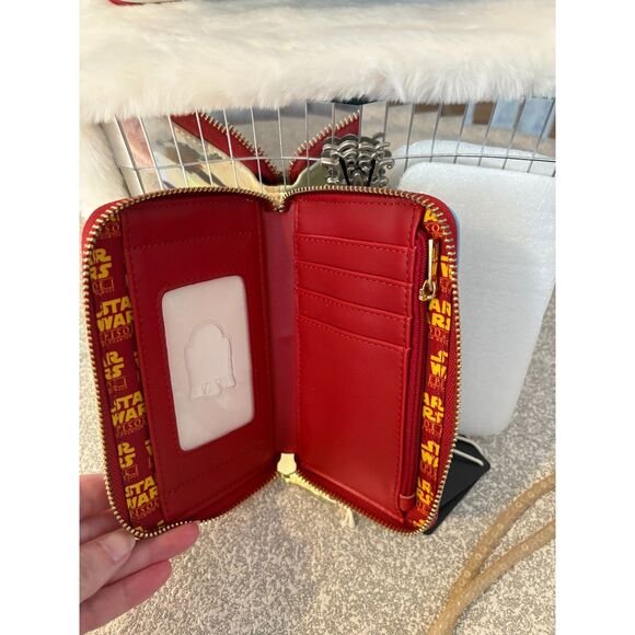 Loungefly Star Wars Phantom Menace Mini Backpack + Zip Around Wallet Bundle NEW - Picture 14 of 15